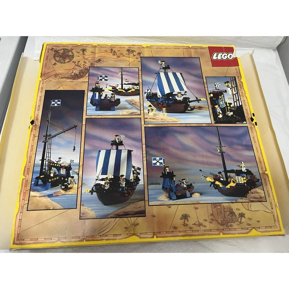 Vintage LEGO 6274 Caribbean Clipper Pirates LEGO Complete Set w/ Box Manual 1989